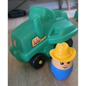 HTF Vntg Step2 Farm Tractor Farmer Chunky Farmer TouLot